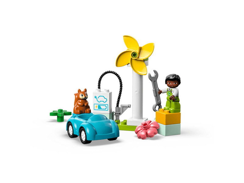 LEGO® DUPLO Szélturbina és elektromos autó (10985)