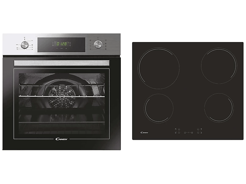 Candy PCT25CXCH64CCB Beépíthető sütő + kerámia főzőlap