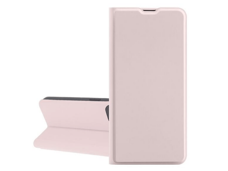 Gigapack Xiaomi Redmi A3 Bőr hatású flip tok, babarózsaszín (GP-157288)