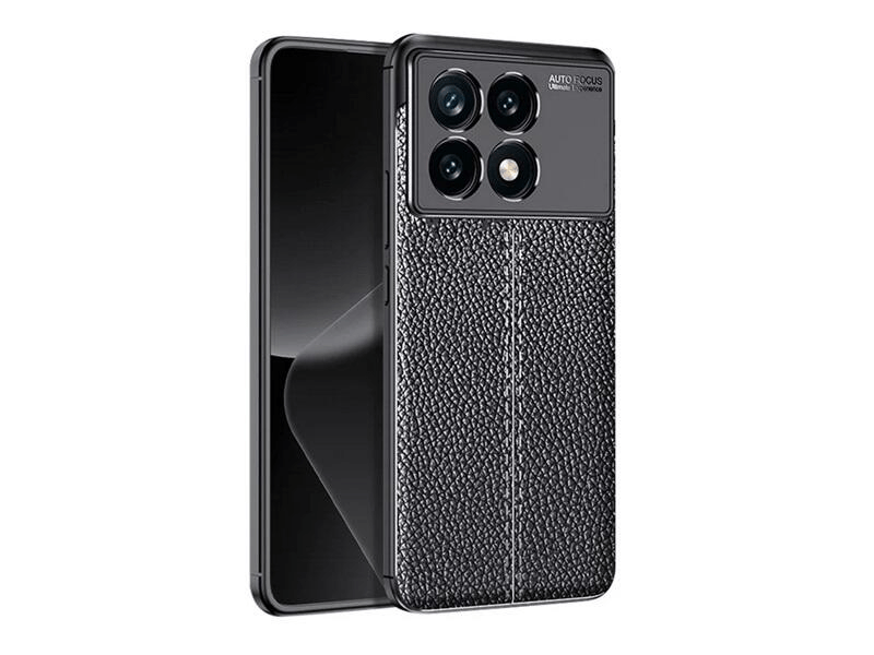 Gigapack Poco X6 Pro 5G Szilikon telefonvédő tok, fekete (GP-155470)
