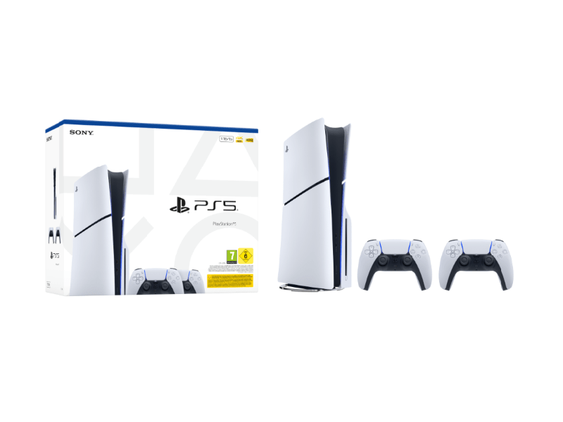 Sony PlayStation 5 (PS5) Slim Játékkonzol + DualSense Wireless Controller