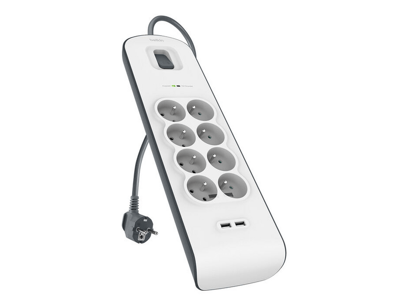 Belkin BSV804VF2M Túlfeszültségvédett hálózati elosztó