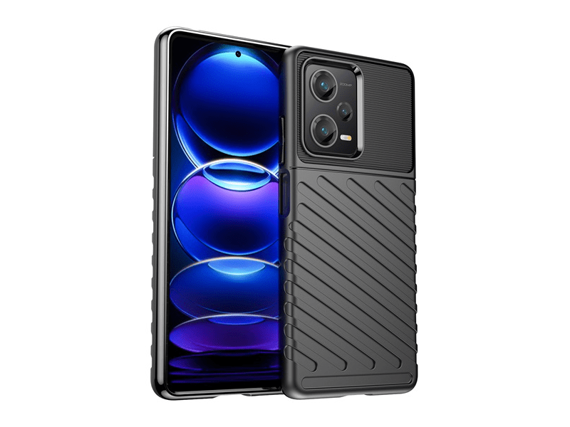 Gigapack Xiaomi Redmi Note 12 Pro Plus Szilikon telefonvédő tok, fekete (GP-140248)