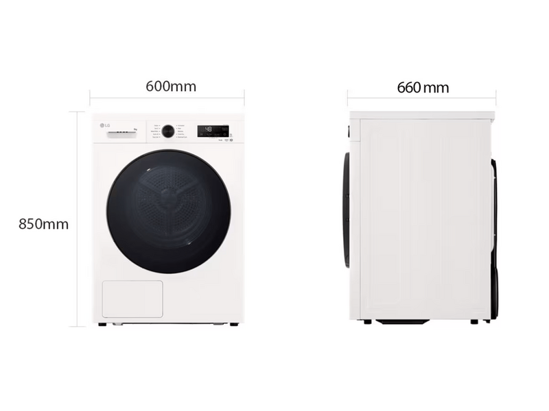 LG RHX1009NWB Szárítógép