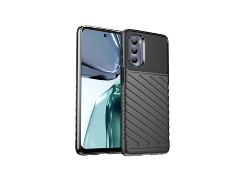 Gigapack Motorola Moto G62 5G Szilikon tok, fekete (GP-139428)