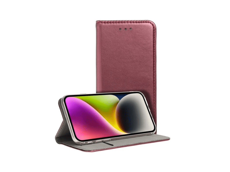 Gigapack Samsung Galaxy A14 4G Flip tok (GP-136433), burgundi