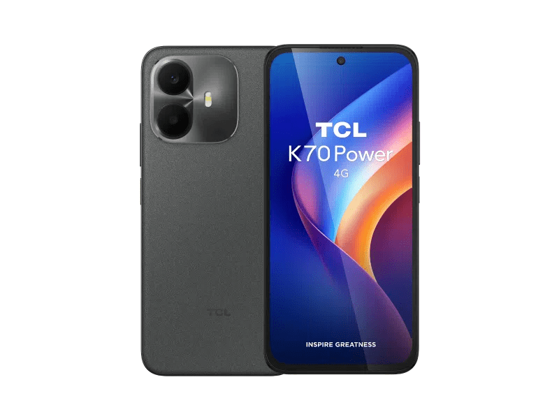 TCL K70 Power 4G 6/128GB Okostelefon, szürke (T522E3-2ALCA112)