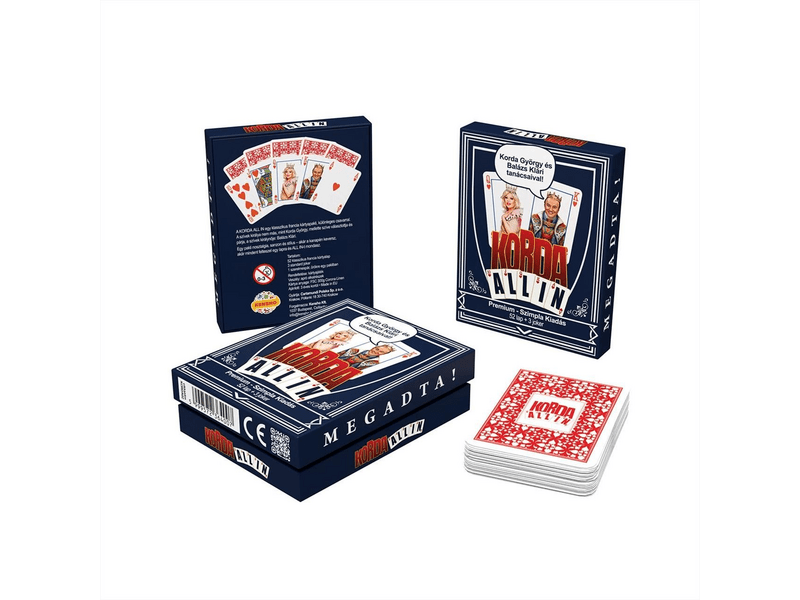 Korda All-in Prémium francia kártyapakli (52 lap + 3 Joker)