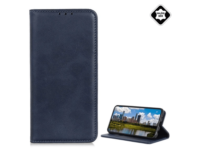 Gigapack Honor Magic6 Lite Bőr flip tok, sötétkék (GP-155098)