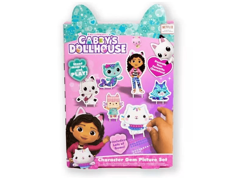 GABBYS DOLLHOUSE CHARACTER GEM ART SET