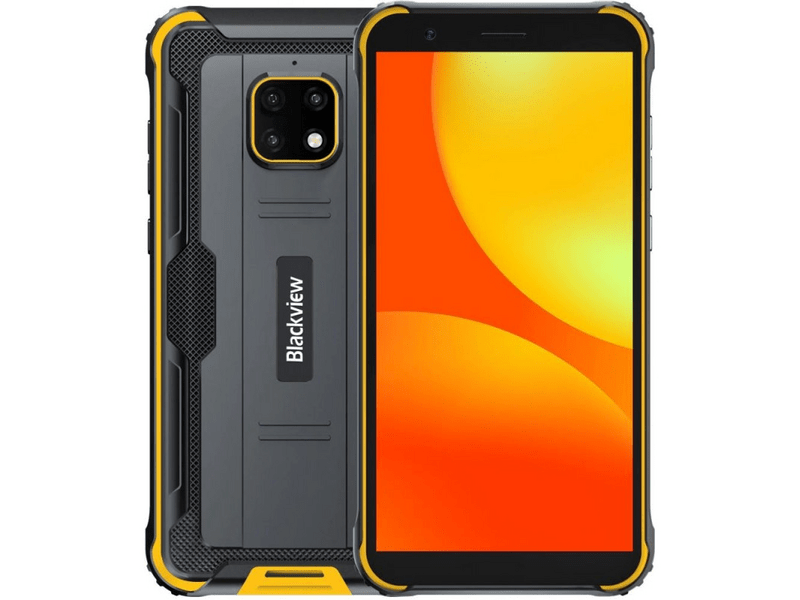 Blackview BV4900 Okostelefon, fekete/sárga