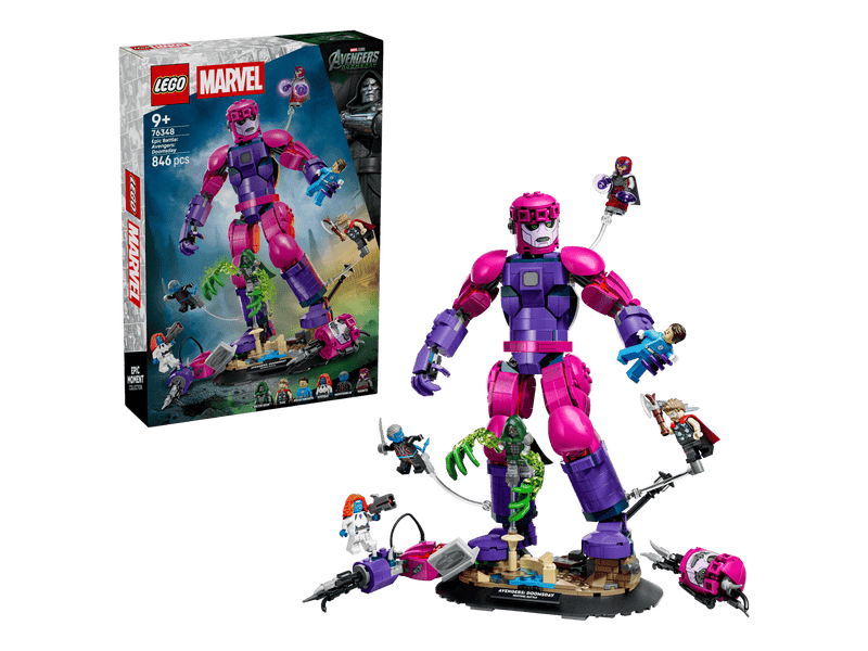 LEGO® Marvel Hősies küzdelem: Bosszúállók: Doctor Doom ébredése (76348)