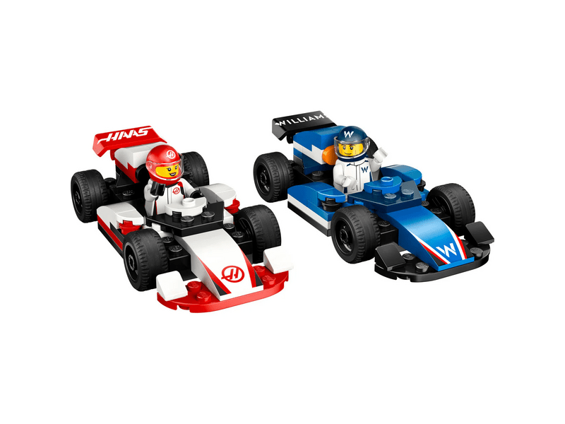 LEGO® City F1®-es Williams Racing és Haas F1® versenyautók (60464)