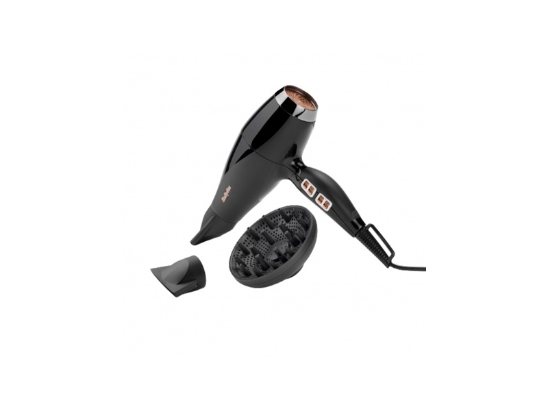 BaByliss 6716DE Air Power Pro Ionos hajszárító, fekete
