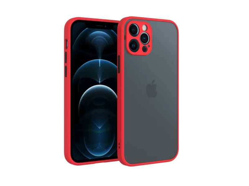 Cellect iPhone 13 Mini műanyag tok, piros, fekete (MTIPH1354RBK)