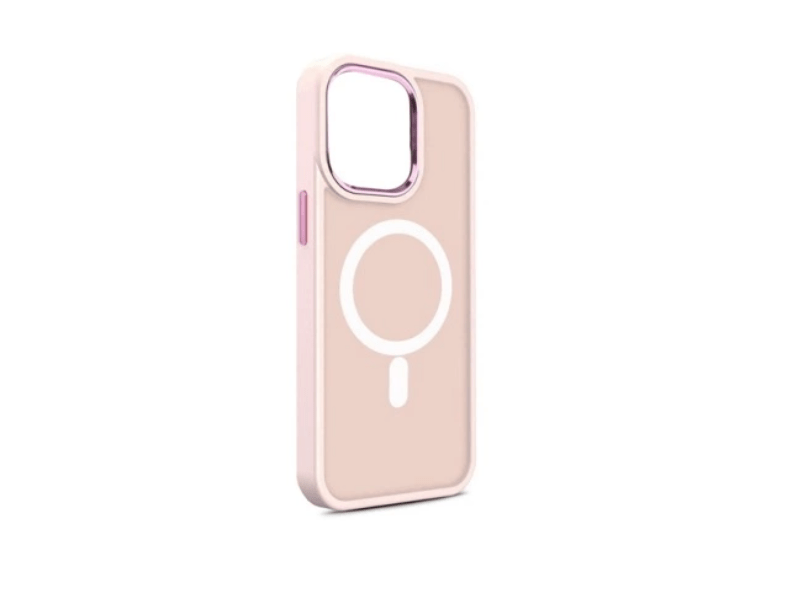 Gigapack Apple iPhone 15 Pro Szilikon tok, rózsaszín (GP-147848)