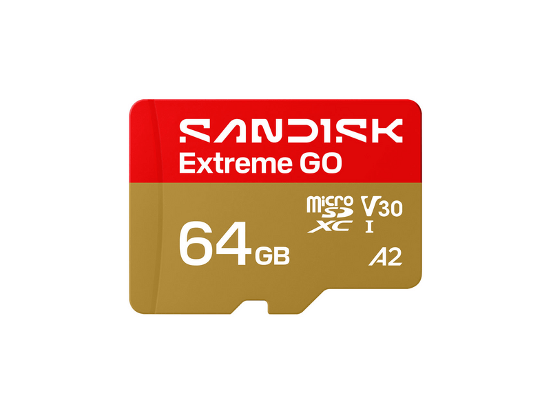 SanDisk Extreme Go microSDXC kártya, 64GB (226990)