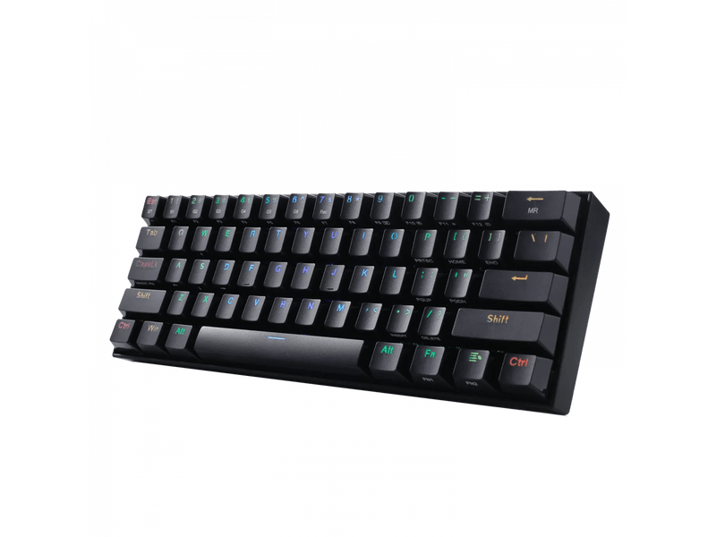 Redragon Draconic Compact RGB Vezeték nélküli Gamer billentyűzet (K530RGB_BROWN_HU)