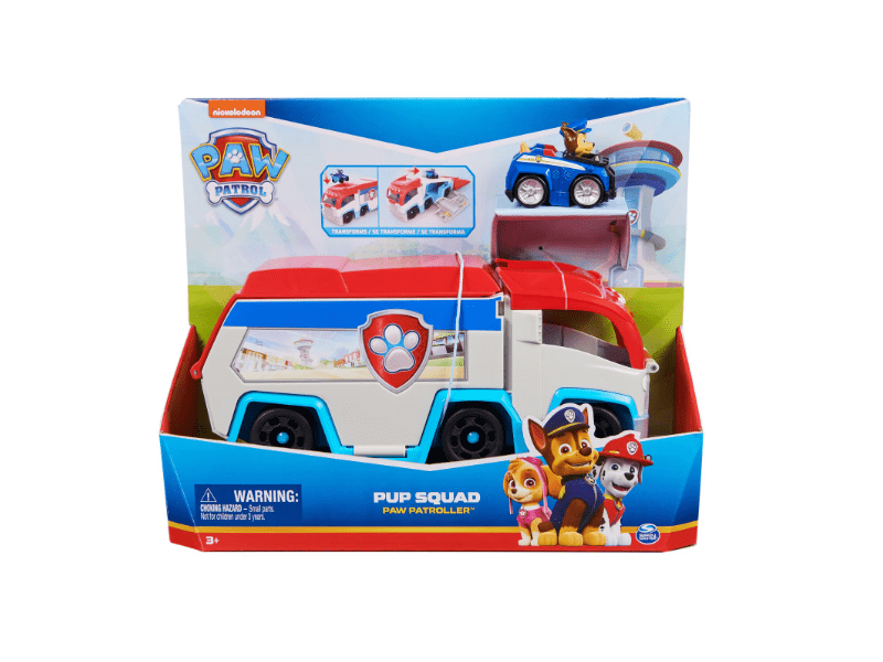 Paw Patrol autó - Pup Squad, Paw Patroller, Chase figurával (6071544)