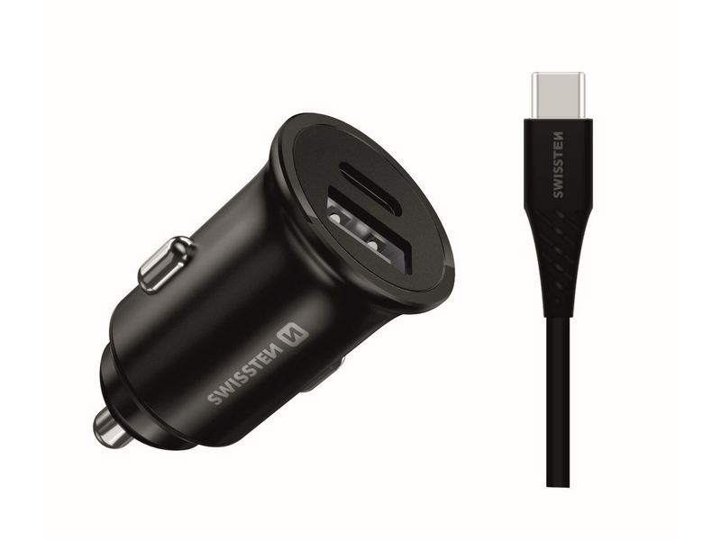 Swissten autós töltő, Samsung Super Fast Charging, 25W (20117100)