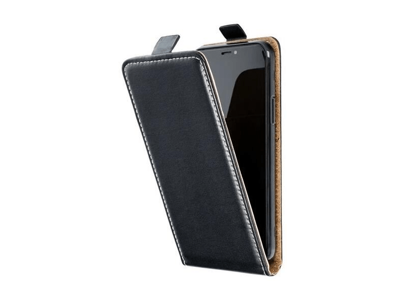 Gigapack Xiaomi Redmi Note 12/Poco X5 Bőr hatású flip tok, fekete (GP-138645)