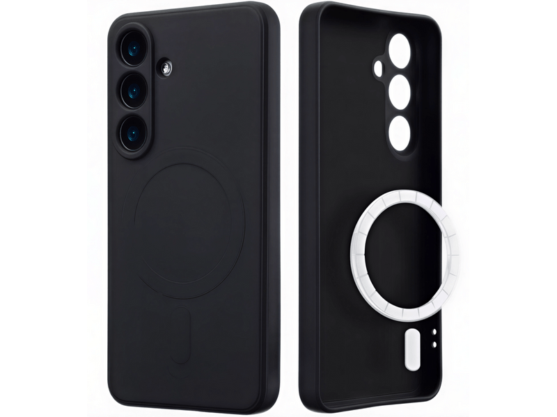 Cellect Samsung Galaxy A57 mágneses szilikon tok, fekete (CEL-MAG-A57-BK)