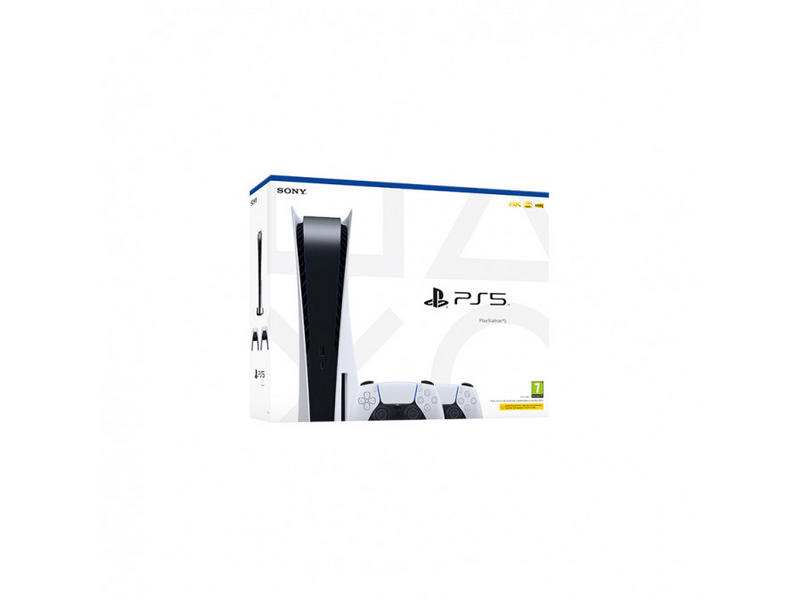 PlayStation 5 (PS5) 825GB Játékkonzol + 2 db DualSense kontroller
