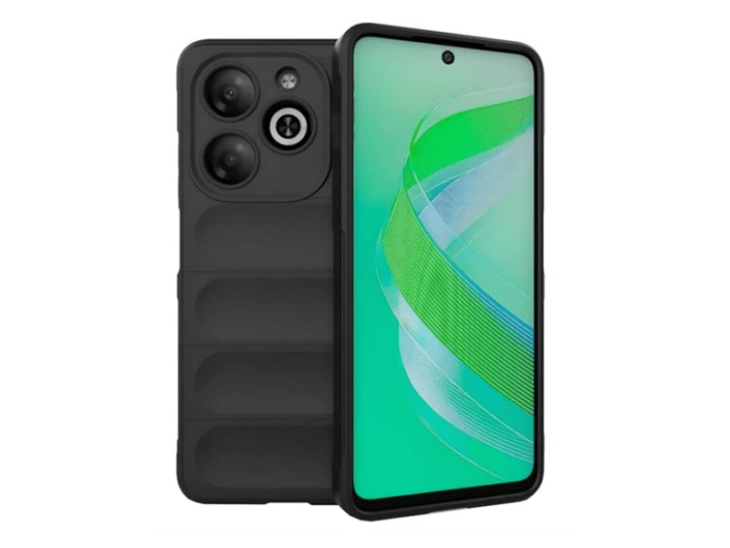 Gigapack Infinix Smart 8 (X6525) Szilikon tok, fekete (GP-159558)