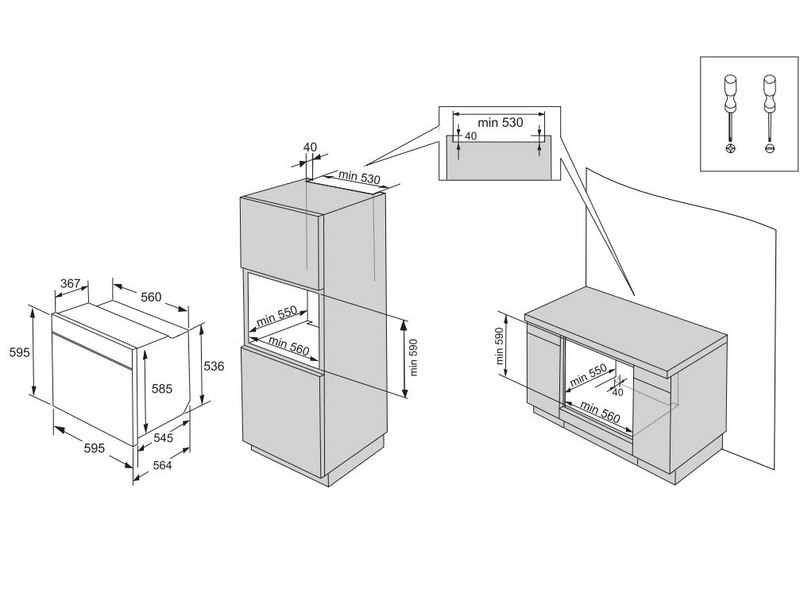 Gorenje BSA6747A04BG Beépíthető sütő