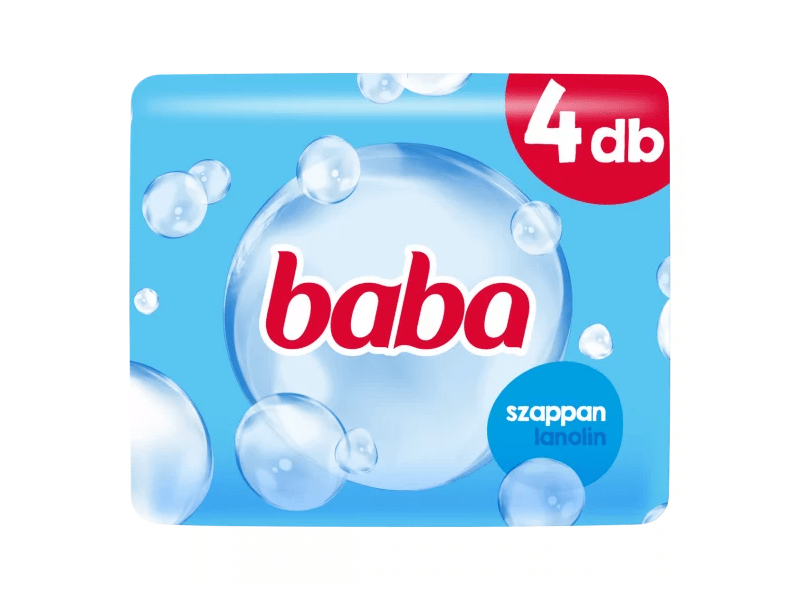 Baba szappan, lanolin, 4x90g