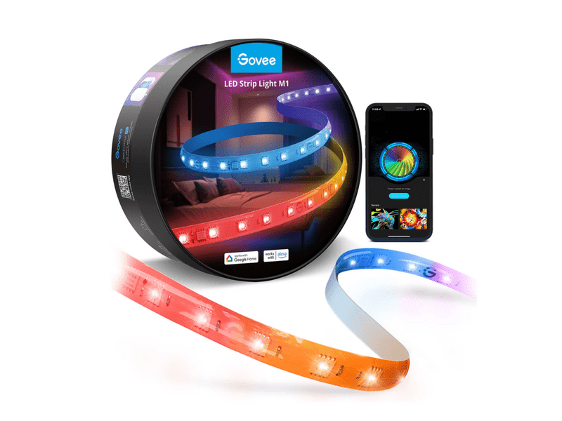 Govee H61E1 M1 RGBICW LED Szalag, 5 méter