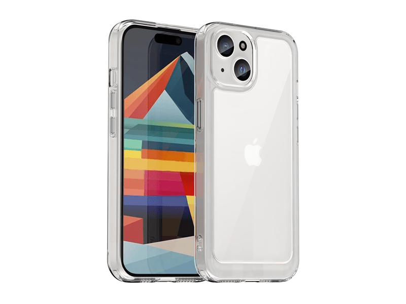 Gigapack Apple iPhone 15 Plus Szilikon telefonvédő tok, átlátszó (GP-146719)