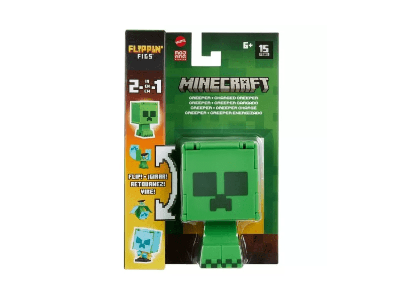 MINECRAFT FLIPPIN FIGS FIGURA - CREEPER