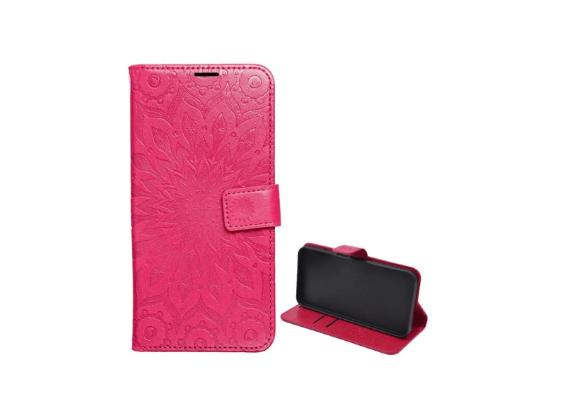 Gigapack Samsung Galaxy A35 Bőr hatású flip tok, rózsaszín (GP-155071)