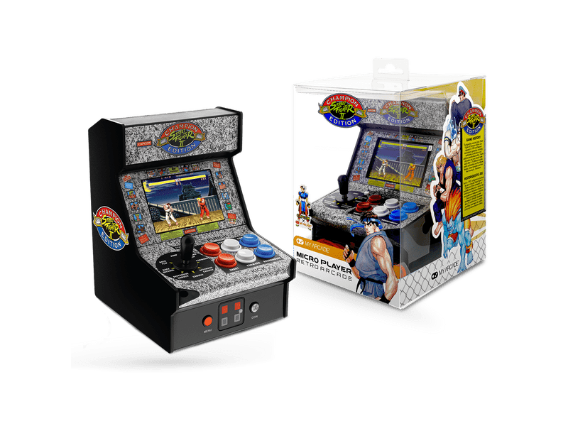 My Arcade DGUNL-3283 Játékkonzol Street Fighter II Champion Edition Micro Player Retro Arcade 7.5