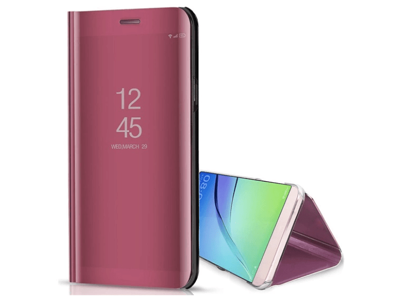 Gigapack Samsung A05 Aktív flip tok, rozéarany (GP-150991)