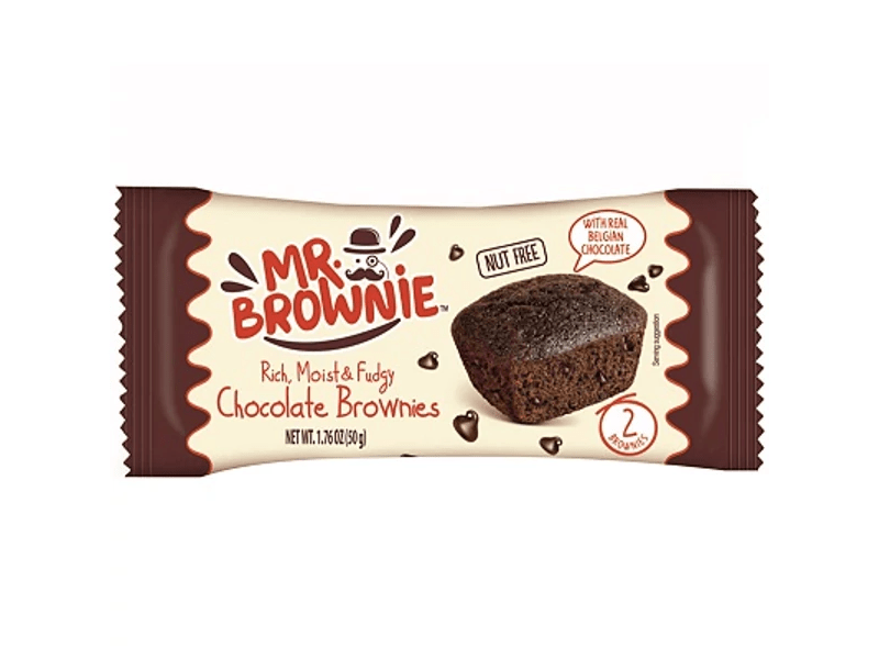 Mr. Brownie Csokoládé darabos brownie, 50g