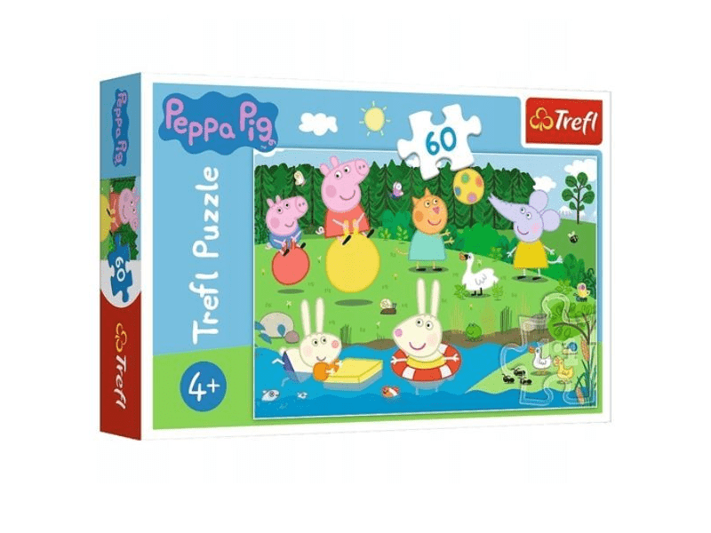 Trefl: Peppa malac Szórakozás nyáron 60 darabos puzzle (17326)