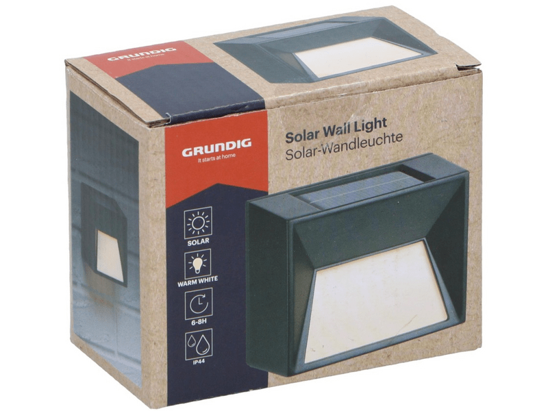 Grundig Solar fali lámpa, 10x5x8 cm