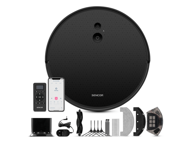 Sencor SRV 6450BK Smart robotporszívó, fekete