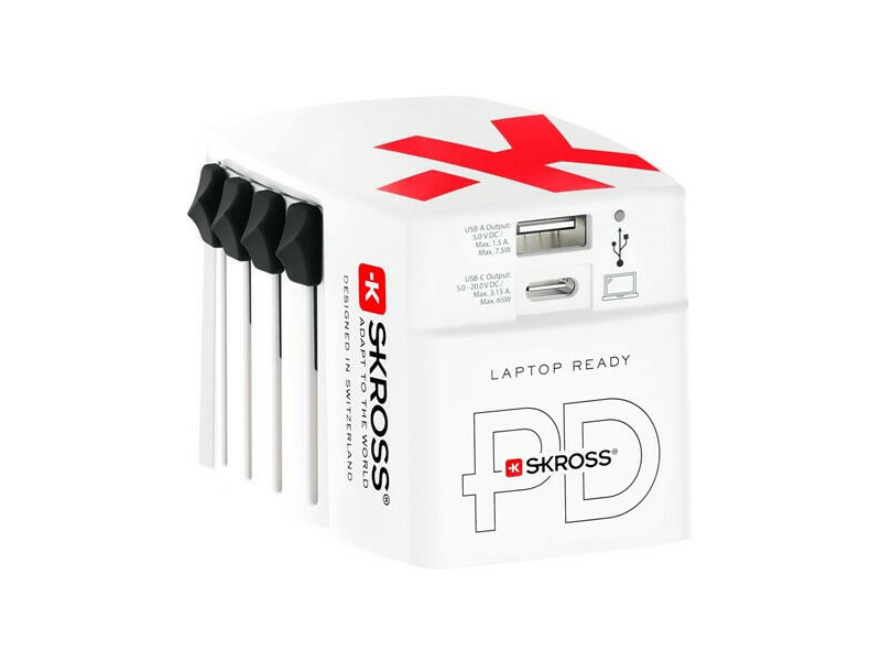 SKROSS World,USB világutazó 65W,töltő