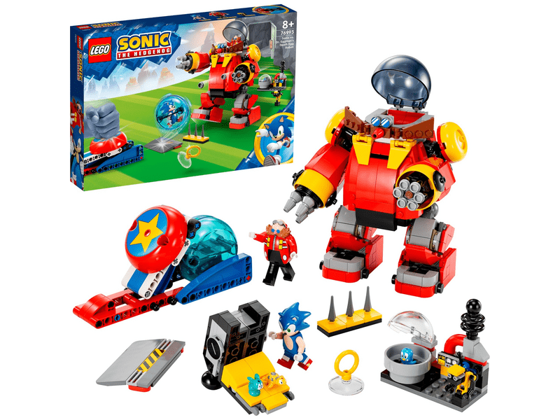 LEGO® Sonic the Hedgehog™ Sonic vs. Dr. Eggman robotja (76993)