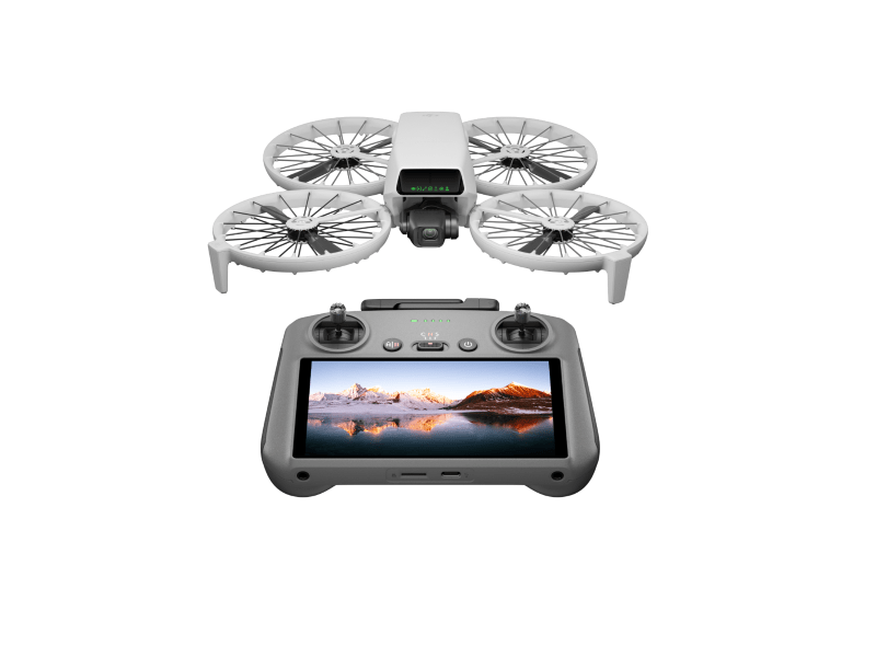 DJI Flip drón kijelzős távirányítóval
