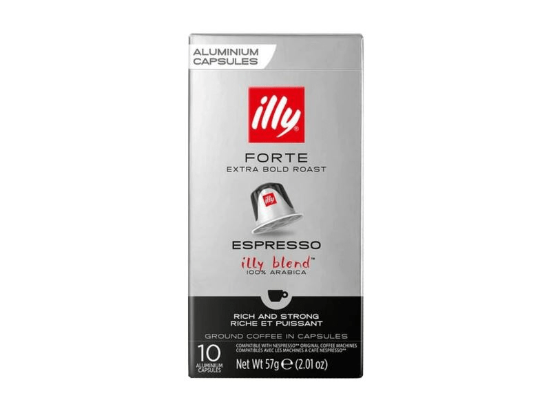 Illy Espresso Forte Nespresso kompatibilis kávékapszula, 10db