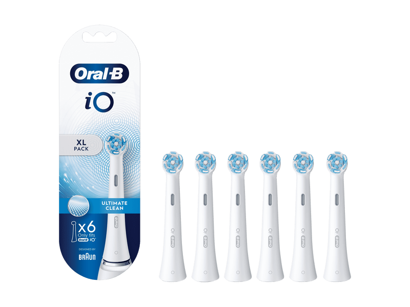 Oral-B iO Ultimate Clean glava četkice za zube, bijela, 6 kom (80368177)