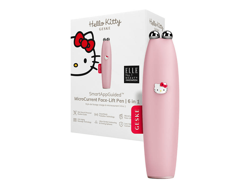 Geske 6 az 1-ben Okos ultrahangos arc lifting készülék, Hello Kitty pink