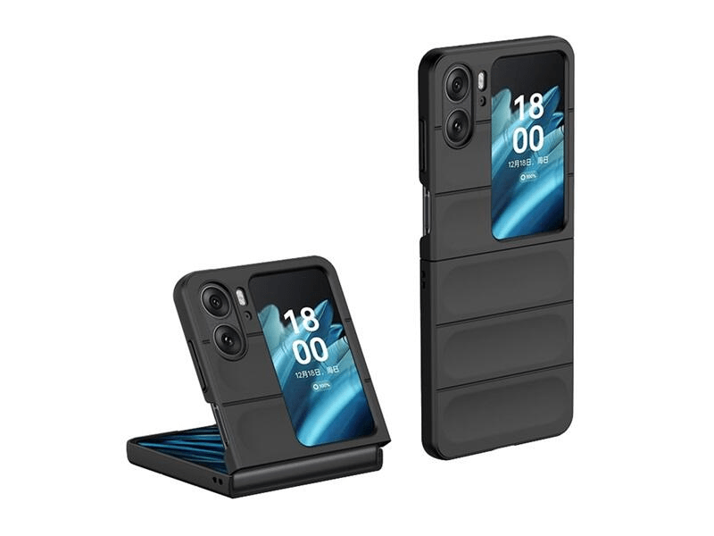 Gigapack Oppo Find N2 Flip Szilikon telefonvédő tok, fekete (GP-138597)