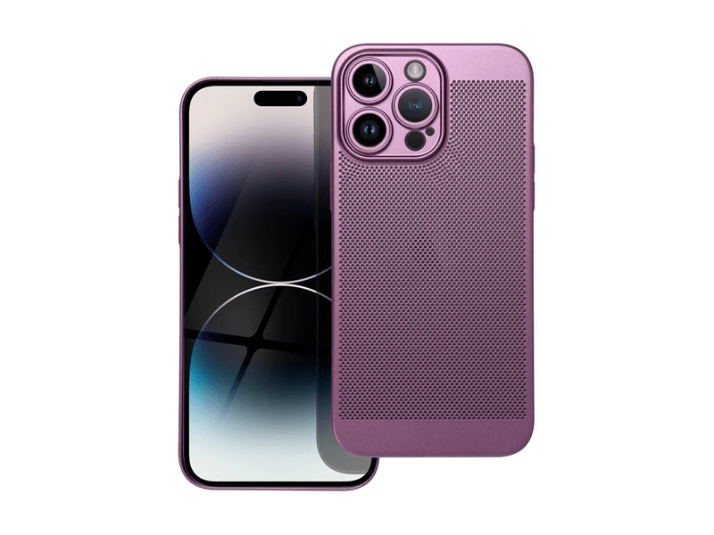 Gigapack Apple iPhone 14 Pro Max Műanyag telefonvédő tok, lila (GP-142573)
