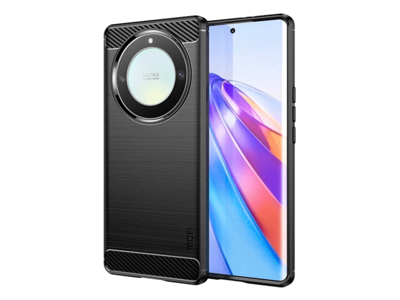 Mofi Honor Magic5 Lite 5G Szilikon mobiltelefon tok, fekete (GP-147261)