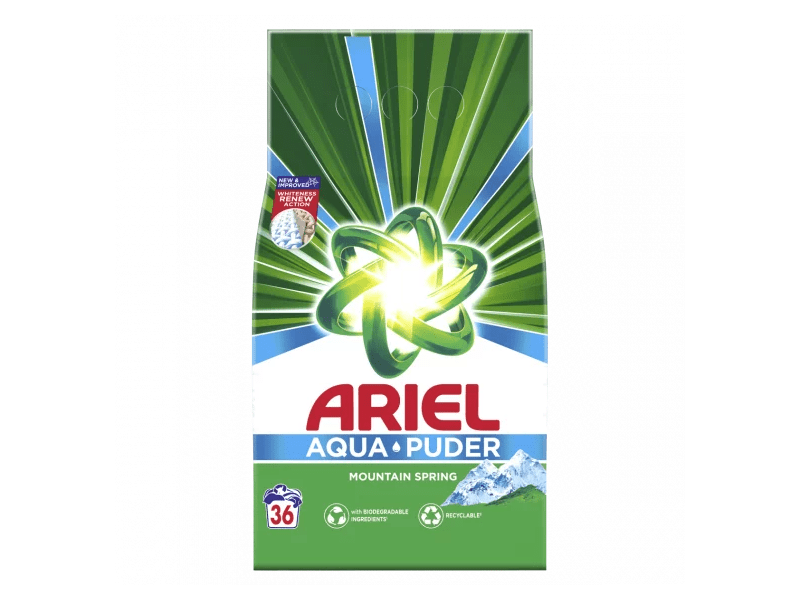 Ariel Mountain Spring Mosópor, 2.34 kg, 36 mosáshoz
